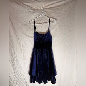 Dark navy blue sparkly dress
